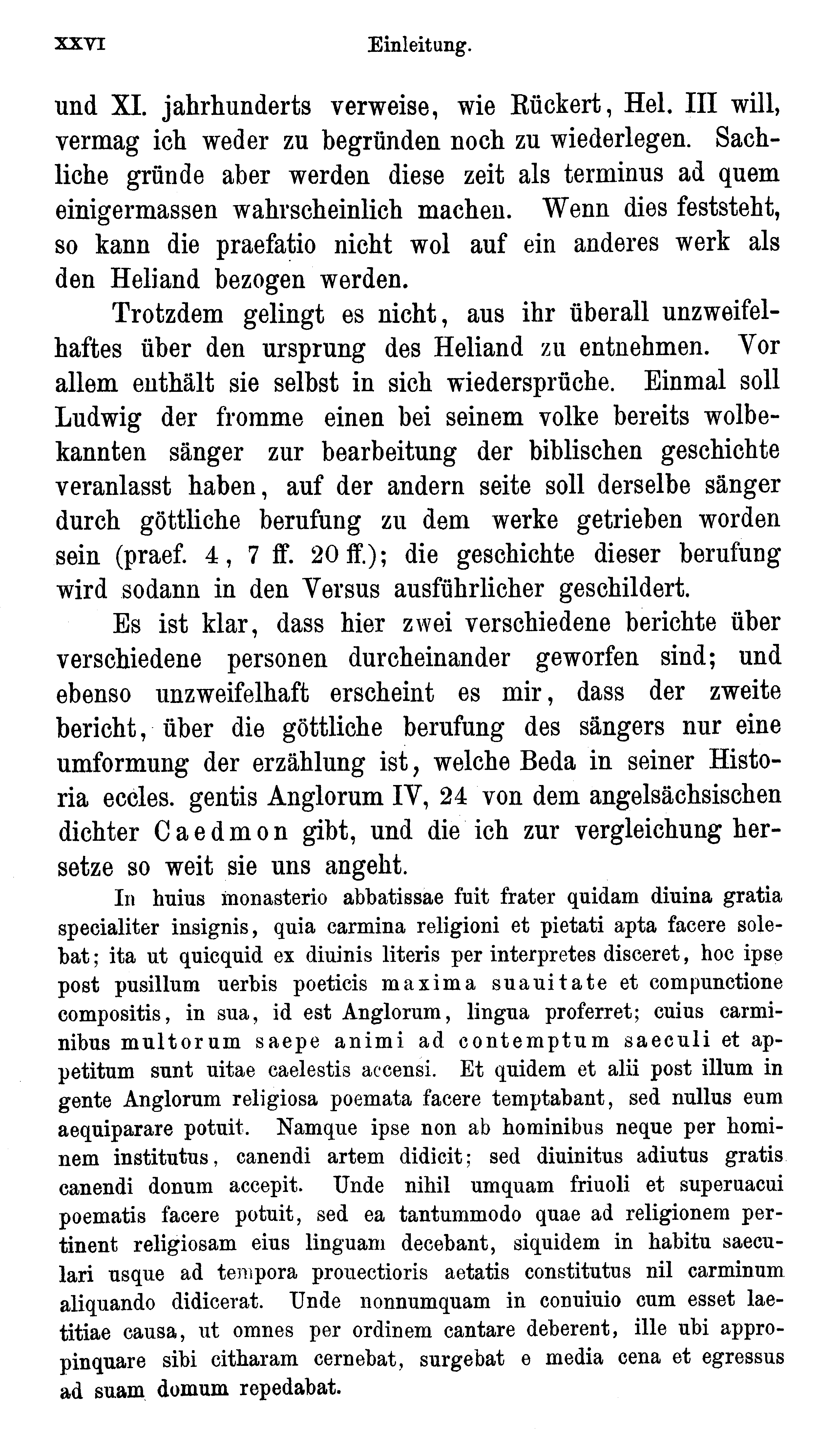 facsimile image (Sievers 1878, p. xxvi)