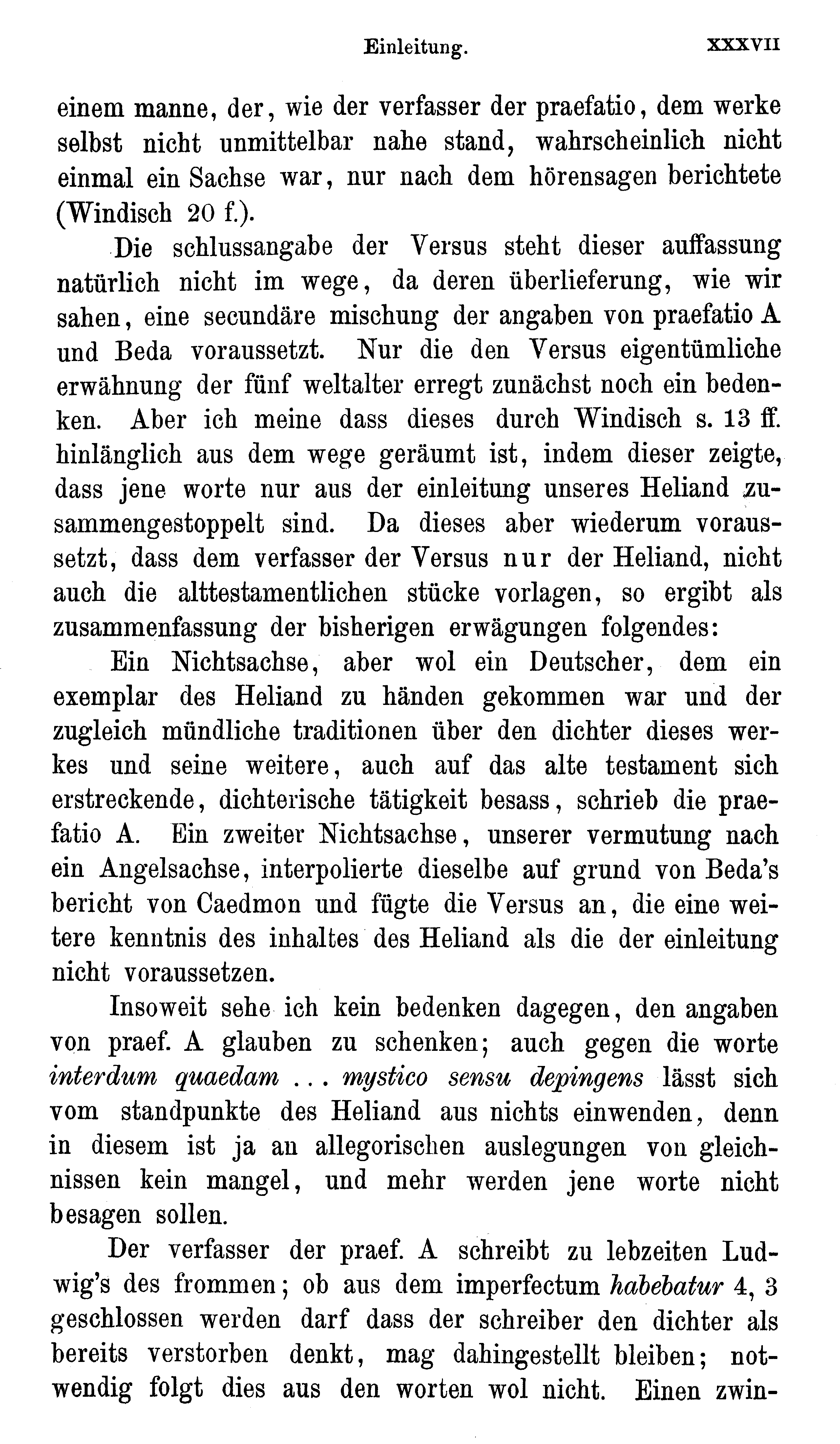 facsimile image (Sievers 1878, p. xxxvii)