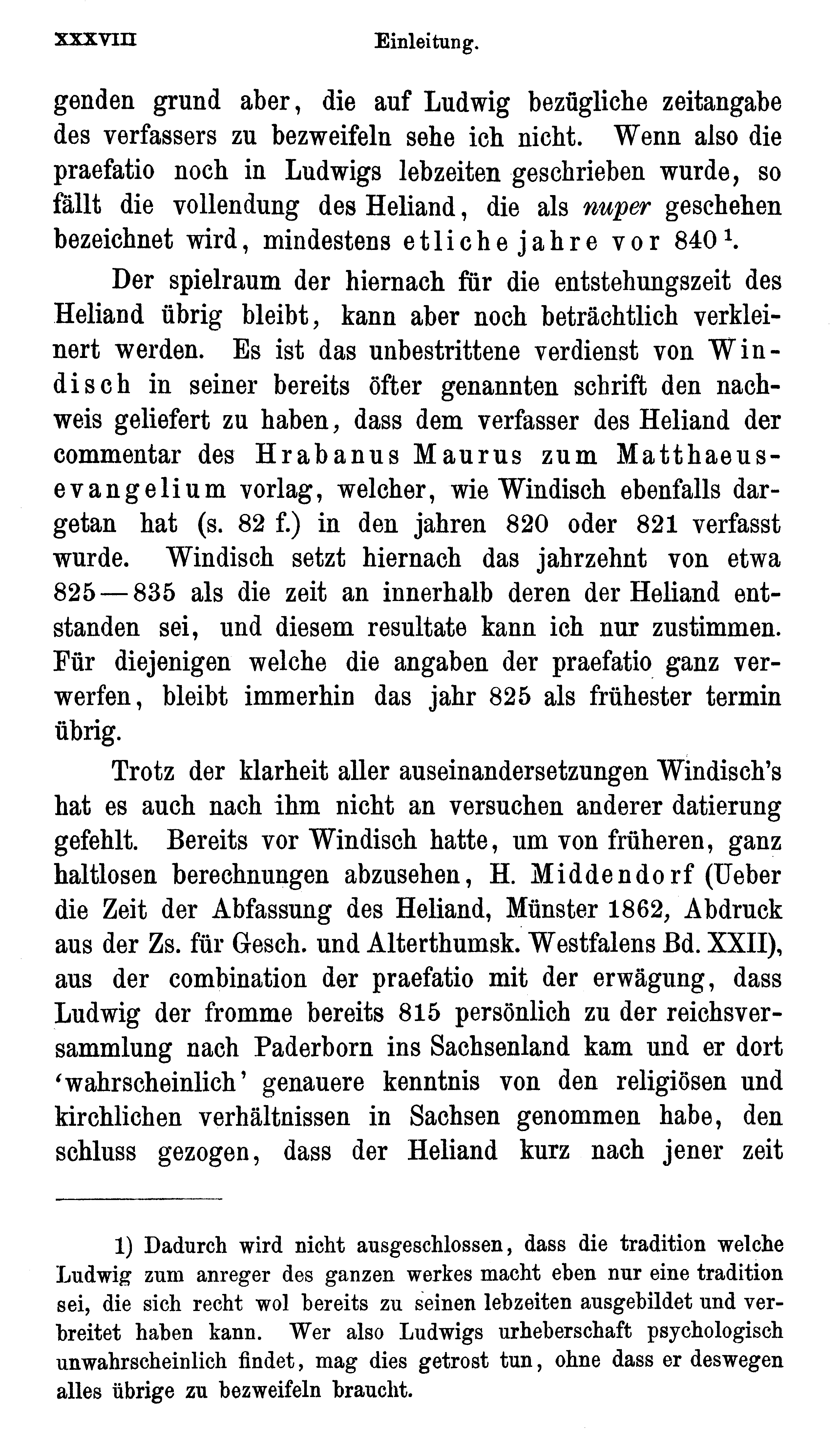 facsimile image (Sievers 1878, p. xxxviii)