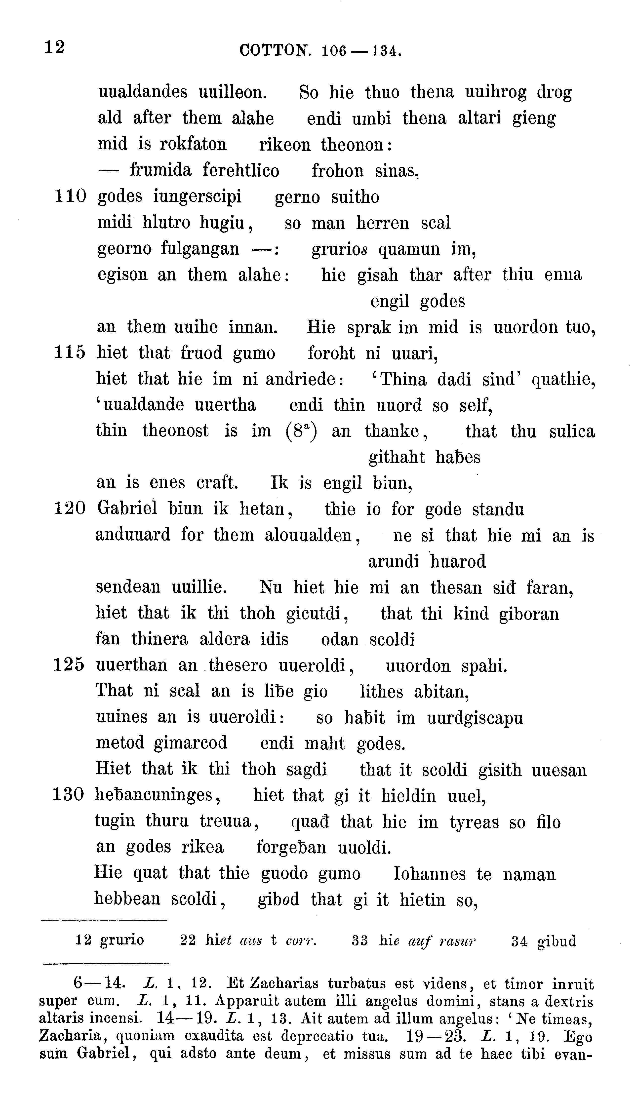 facsimile image (Sievers 1878, p. 12)