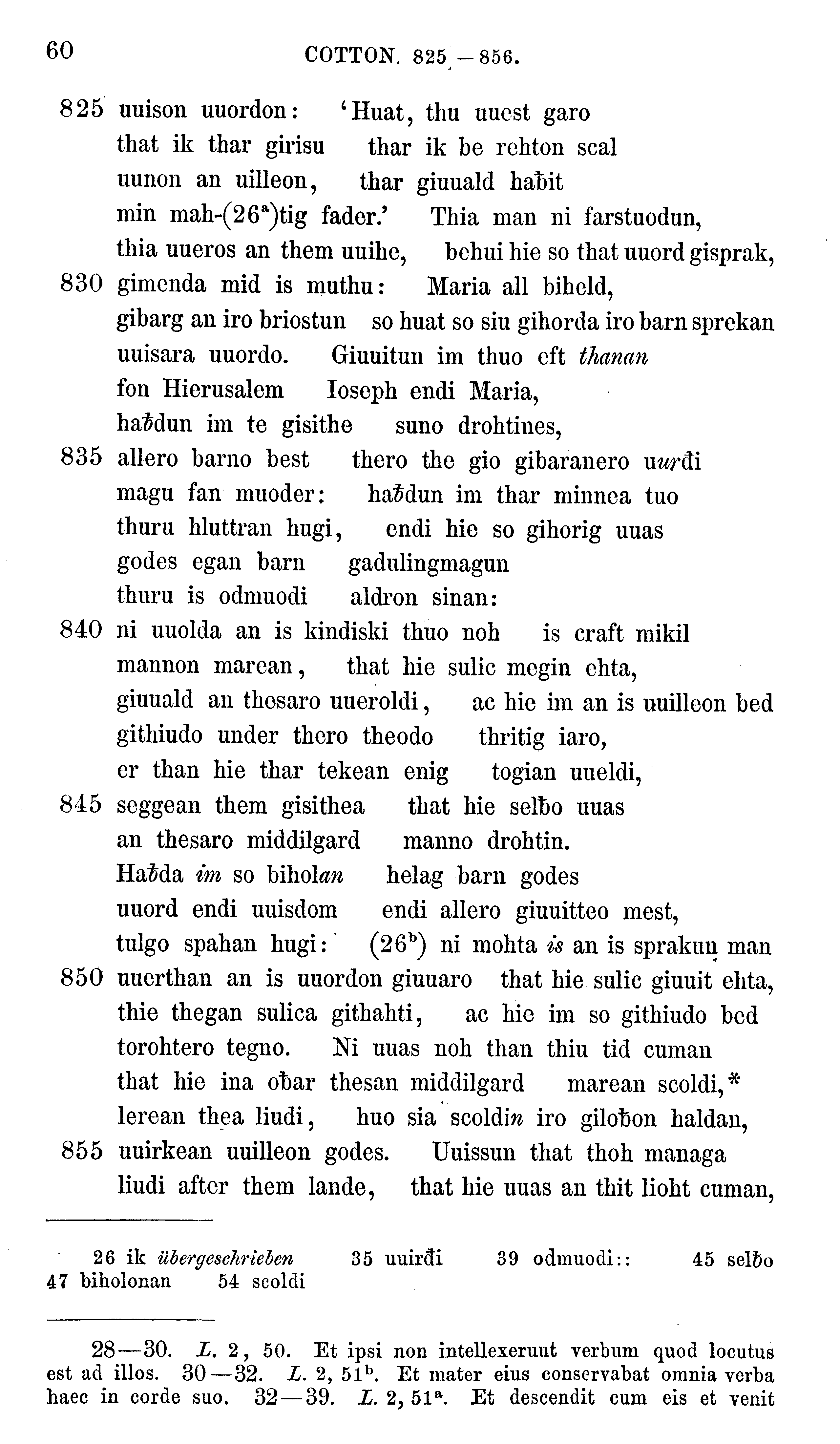facsimile image (Sievers 1878, p. 60)