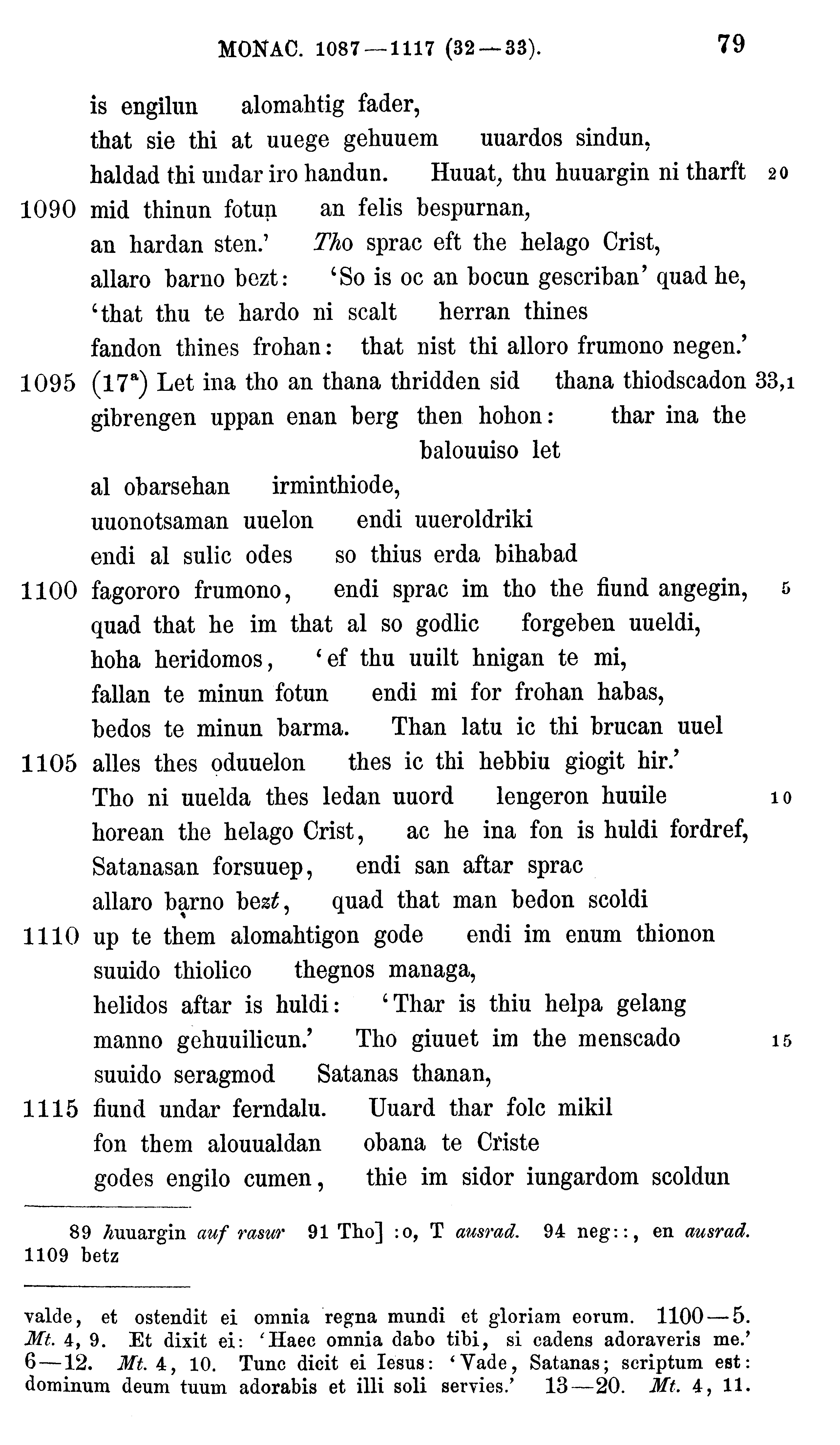 facsimile image (Sievers 1878, p. 79)