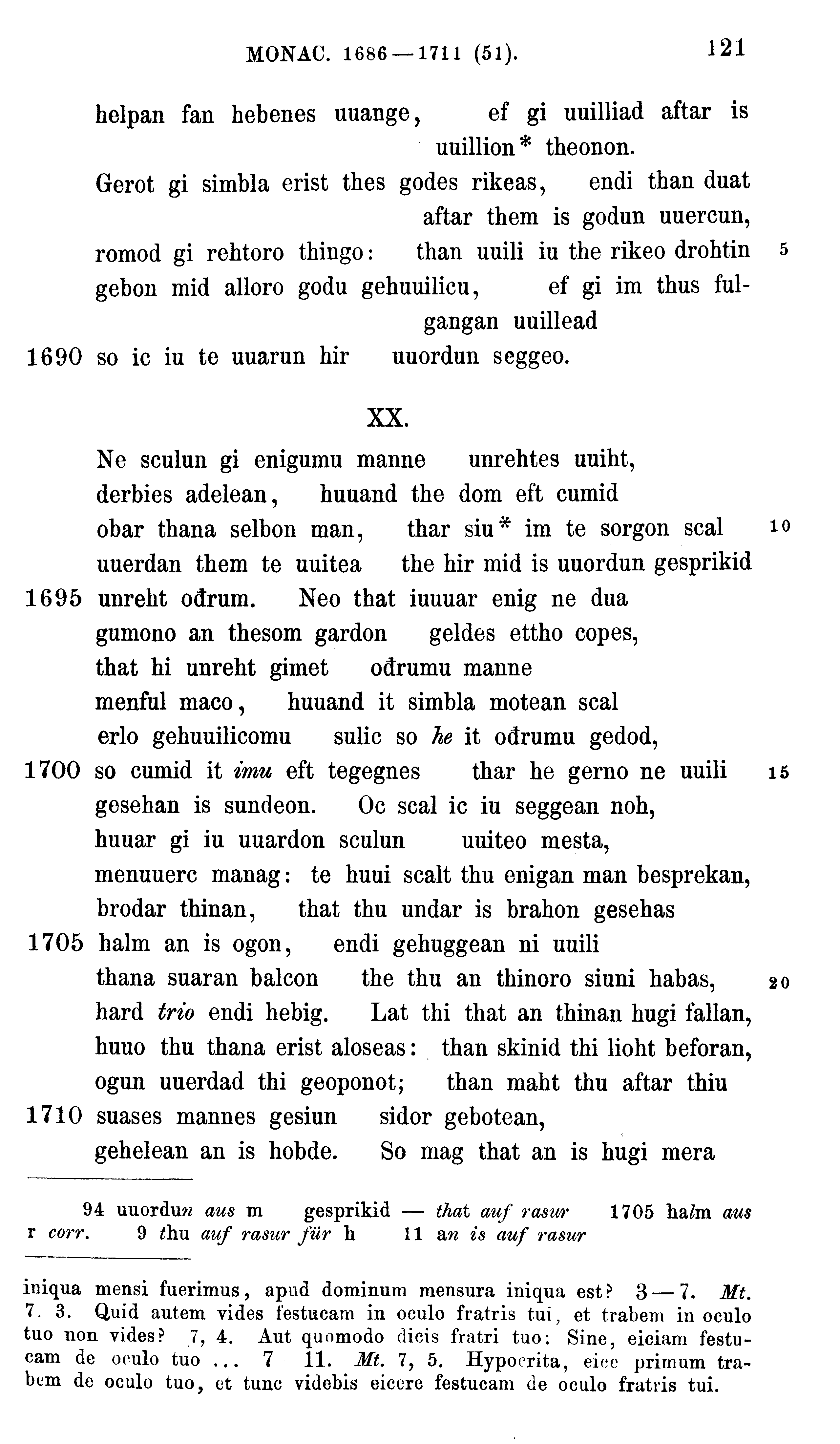 facsimile image (Sievers 1878, p. 121)