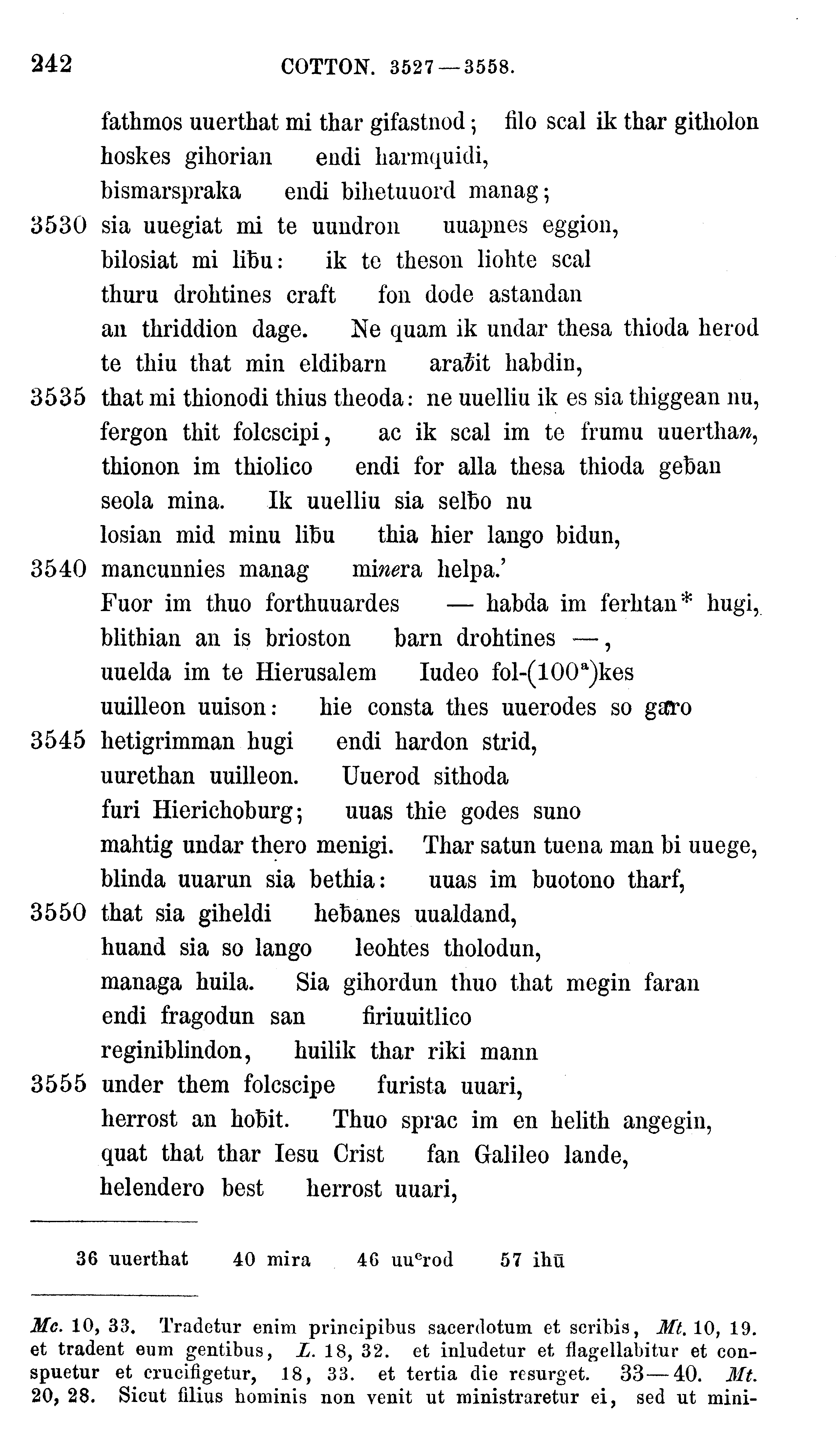 facsimile image (Sievers 1878, p. 242)