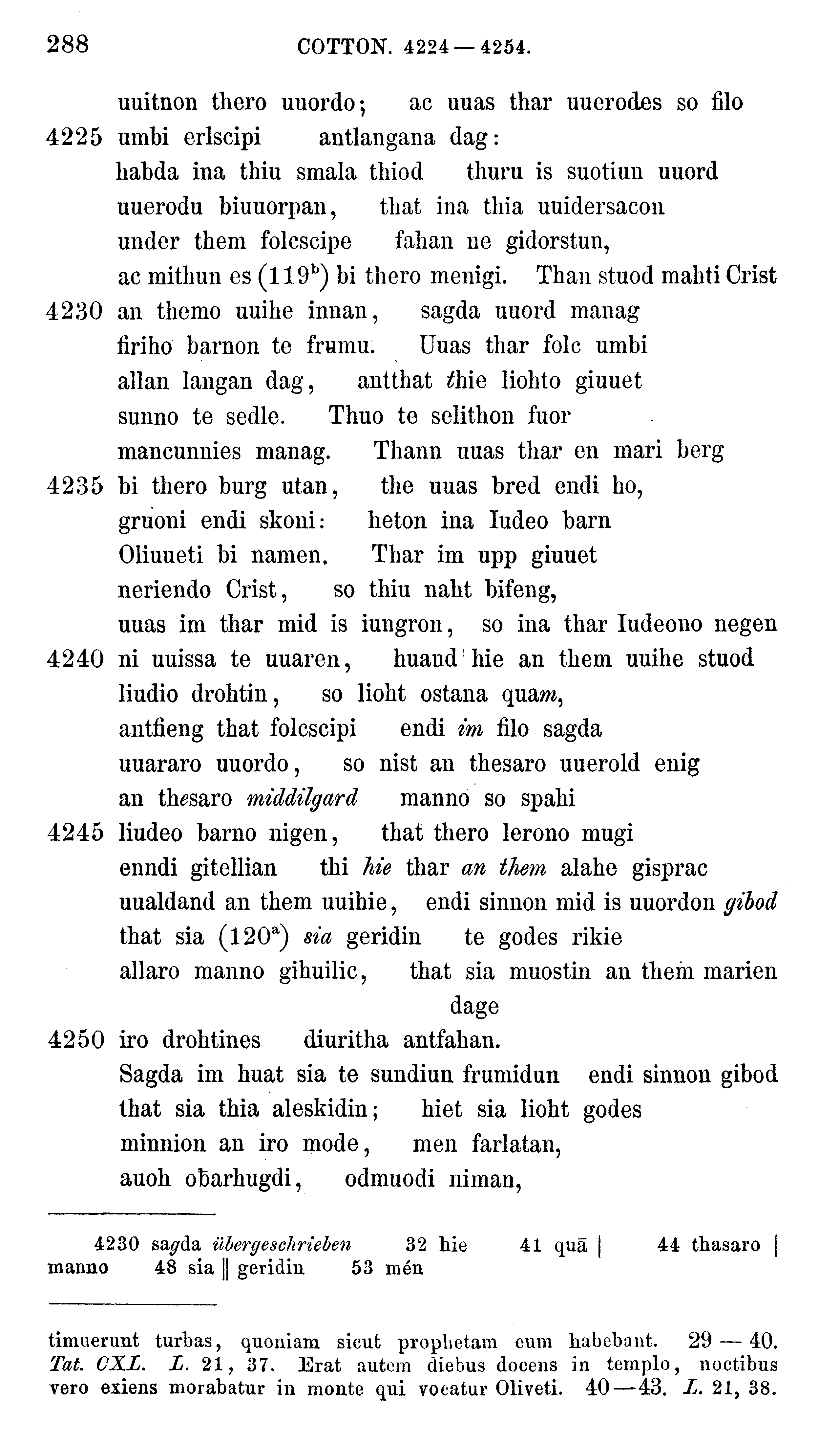 facsimile image (Sievers 1878, p. 288)