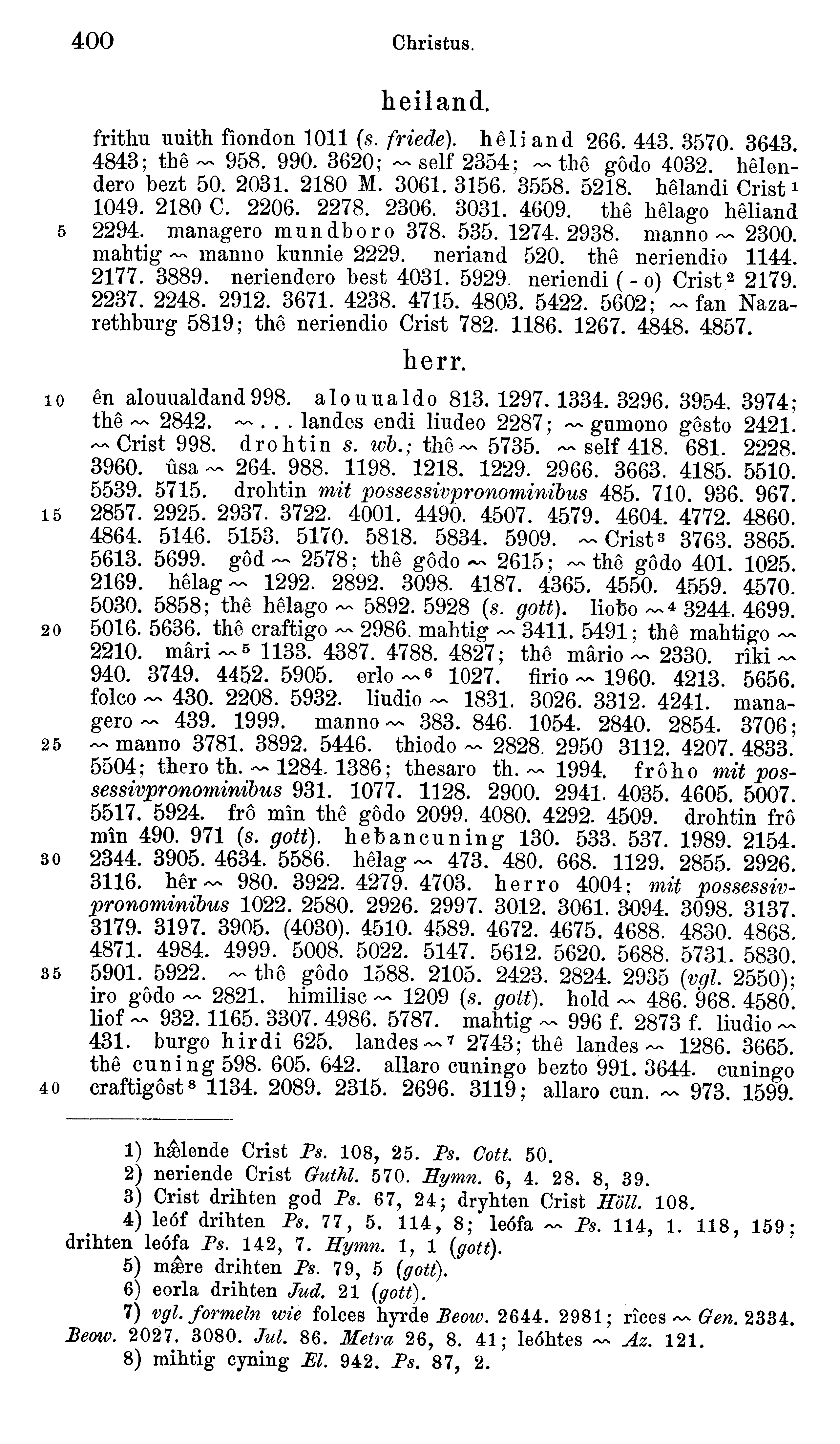 facsimile image (Sievers 1878, p. 400)