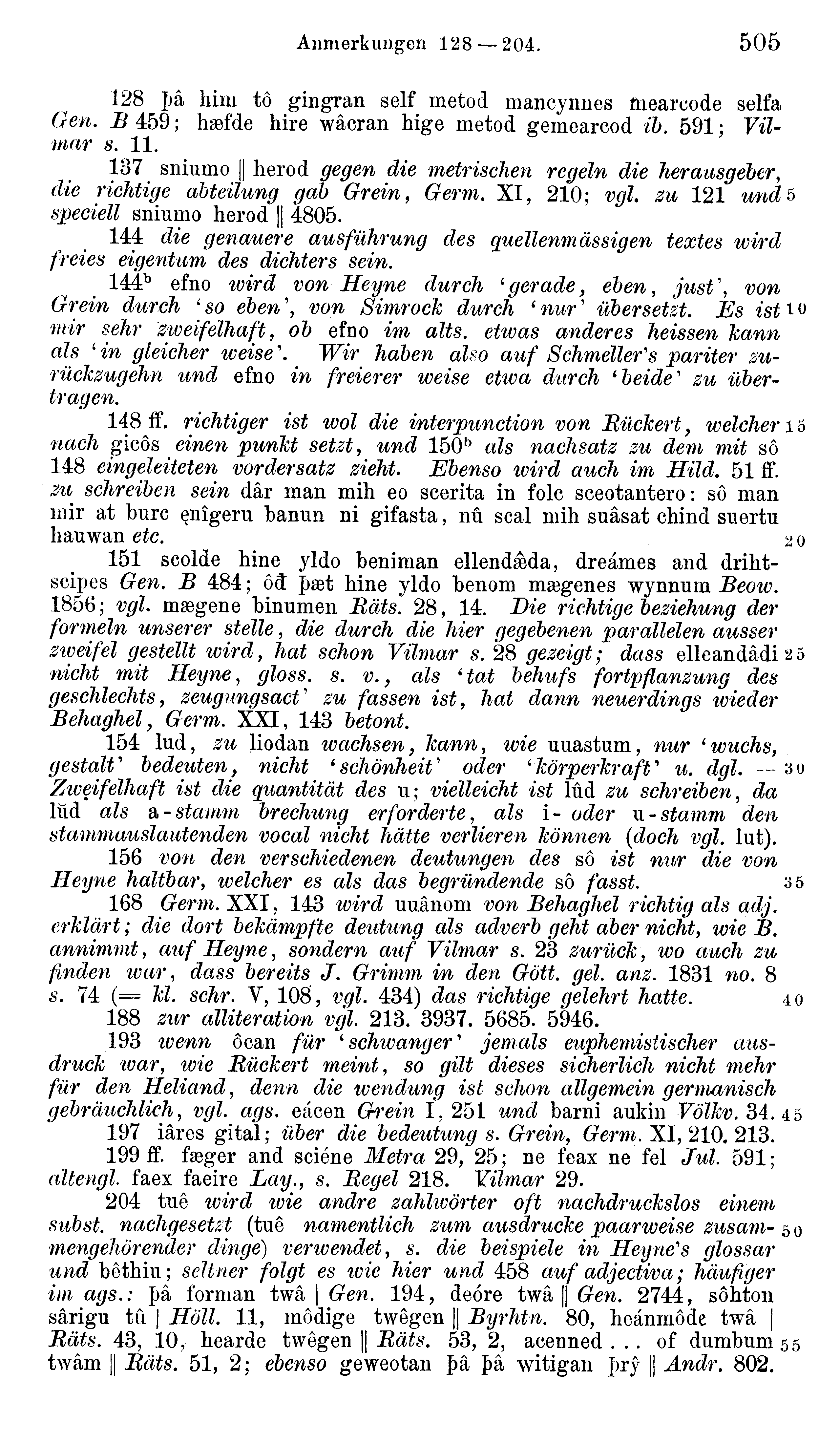 facsimile image (Sievers 1878, p. 505)