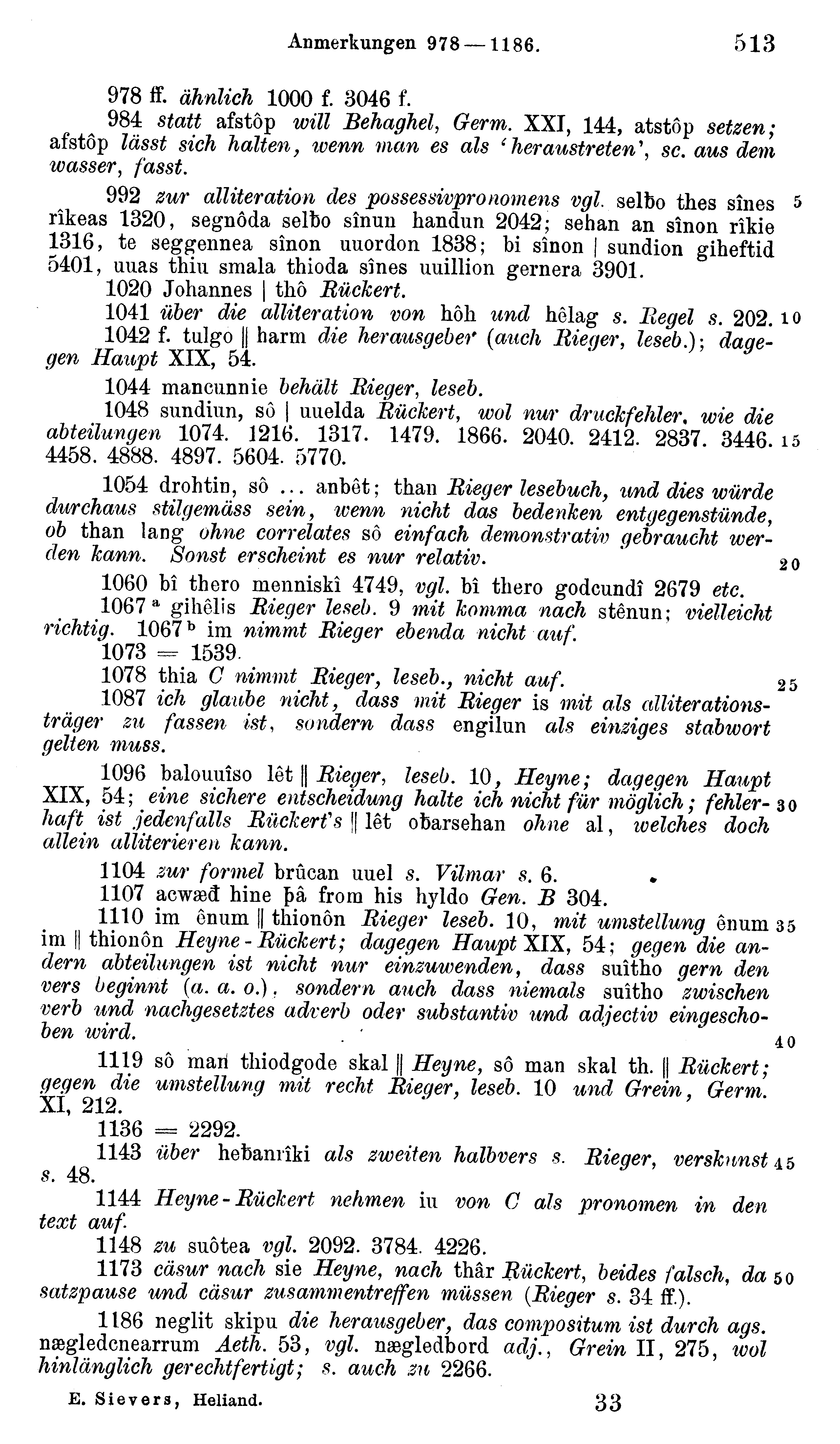 facsimile image (Sievers 1878, p. 513)