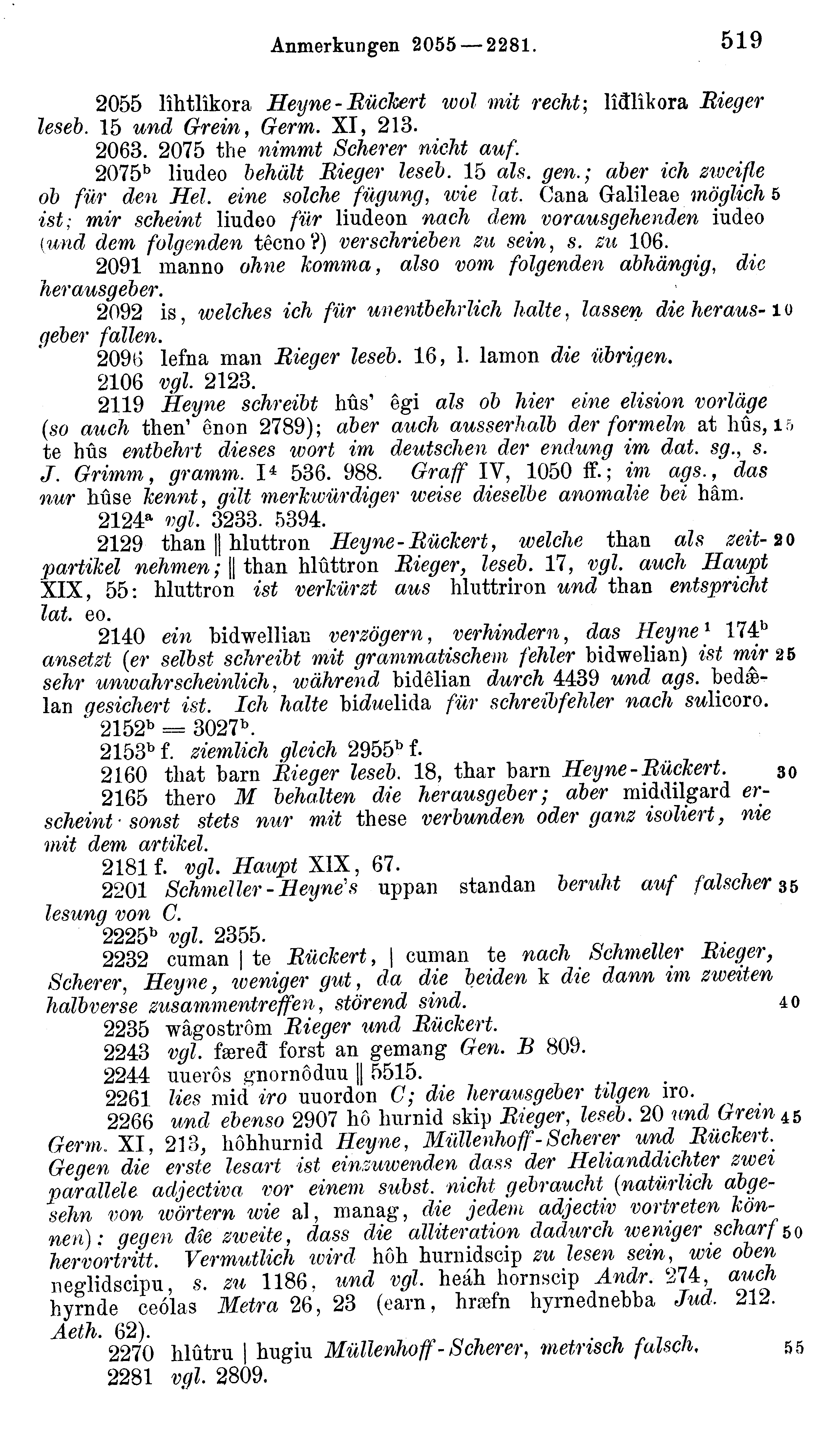 facsimile image (Sievers 1878, p. 519)