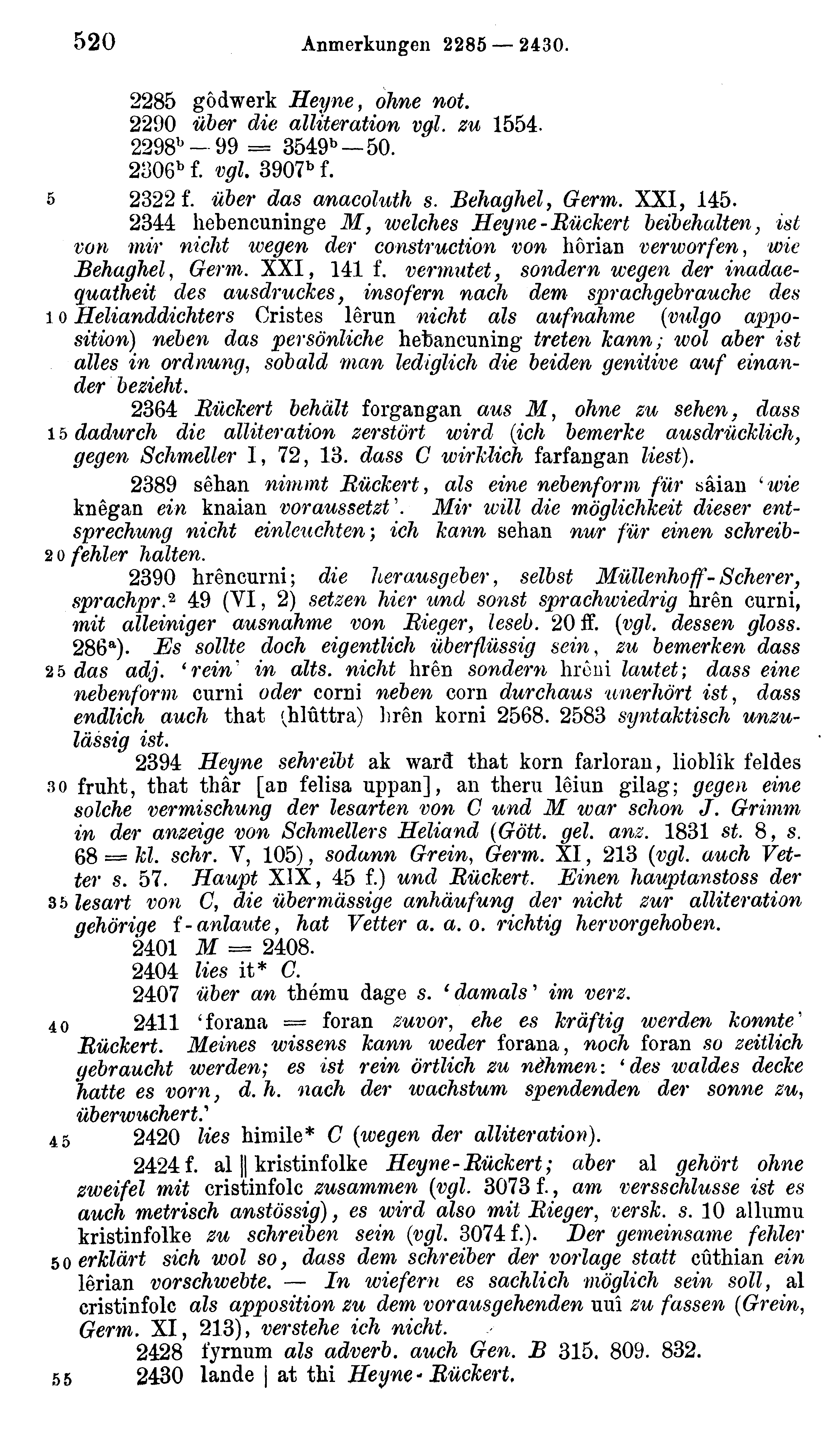 facsimile image (Sievers 1878, p. 520)