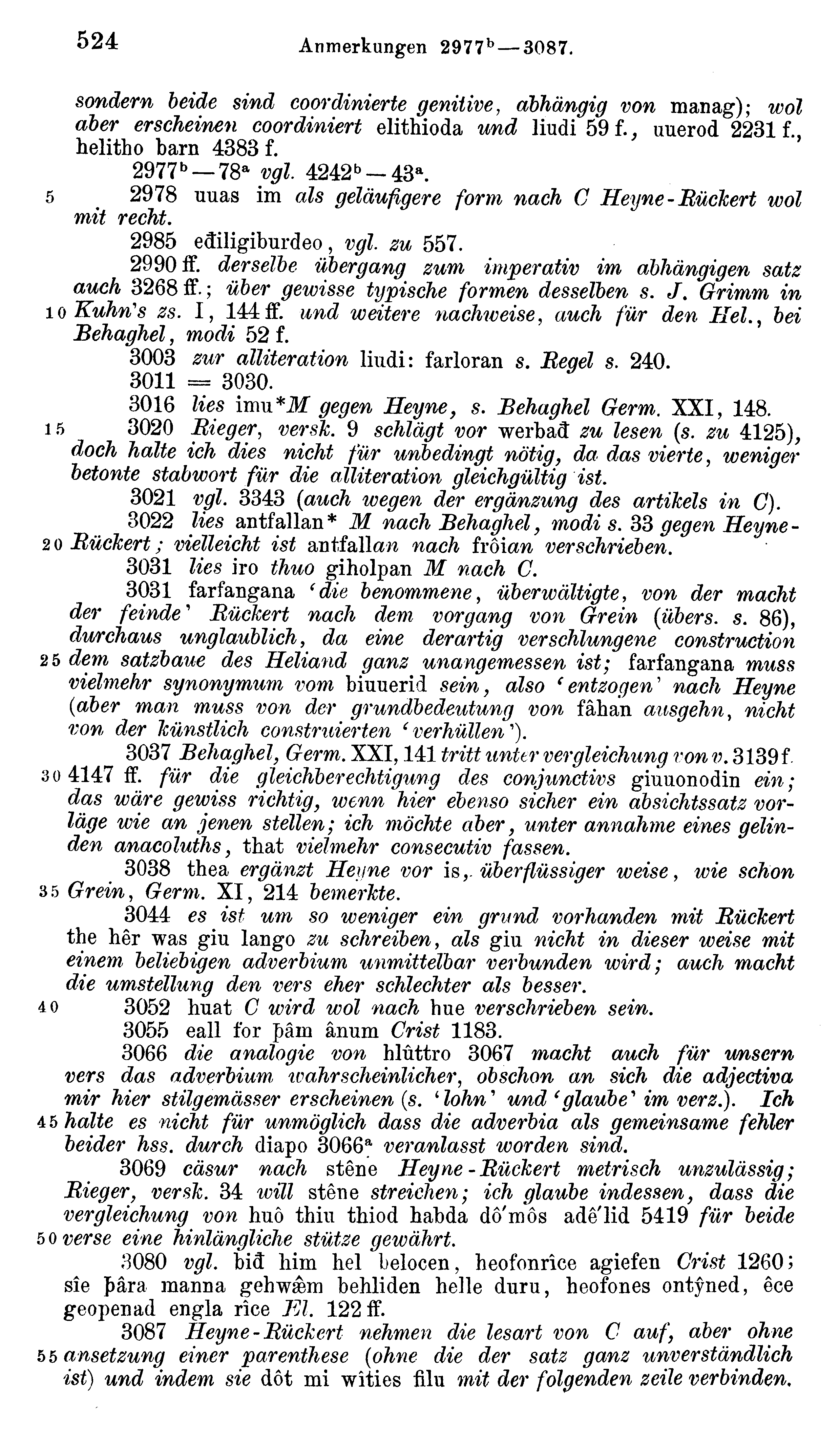 facsimile image (Sievers 1878, p. 524)