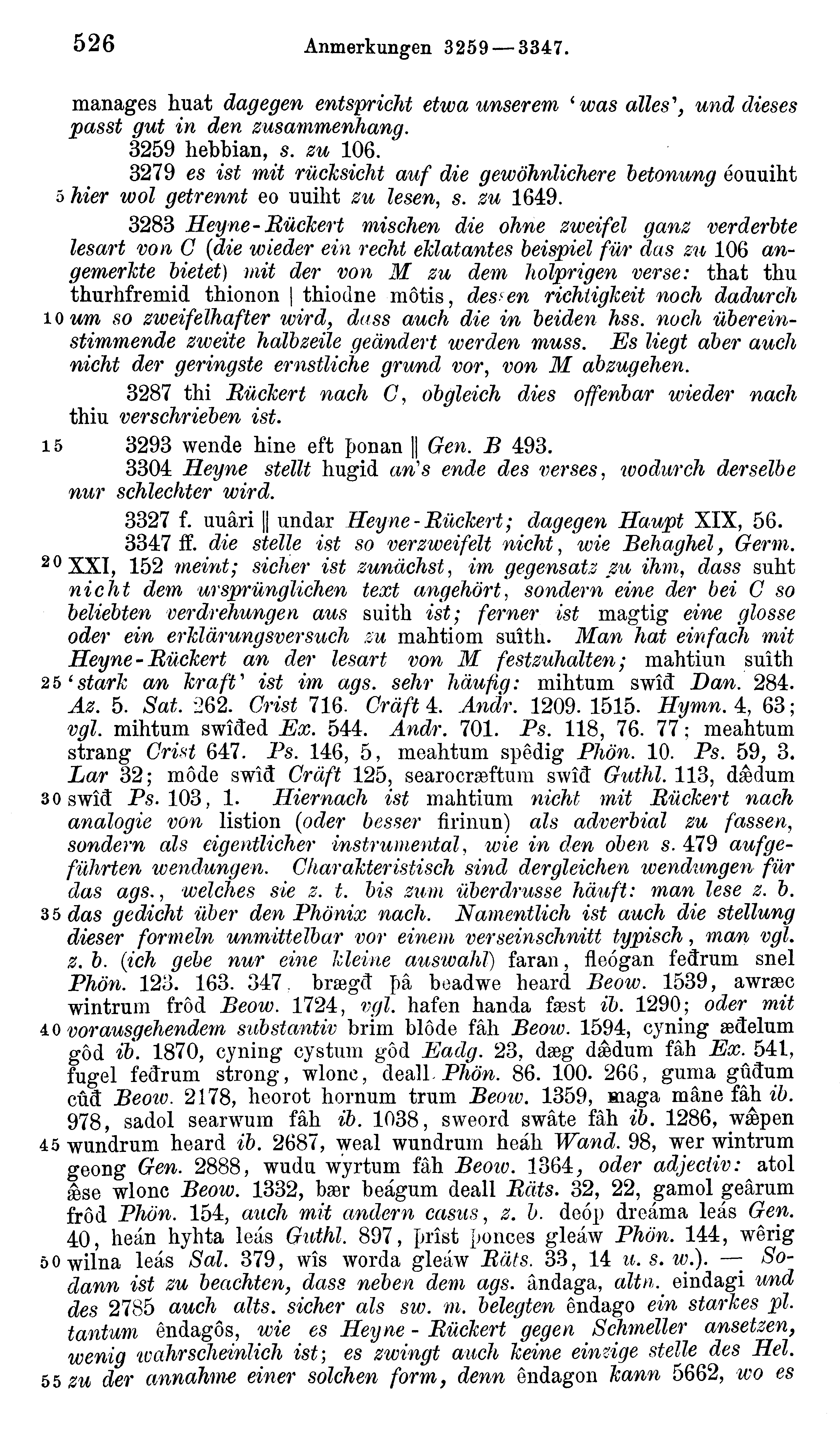 facsimile image (Sievers 1878, p. 526)