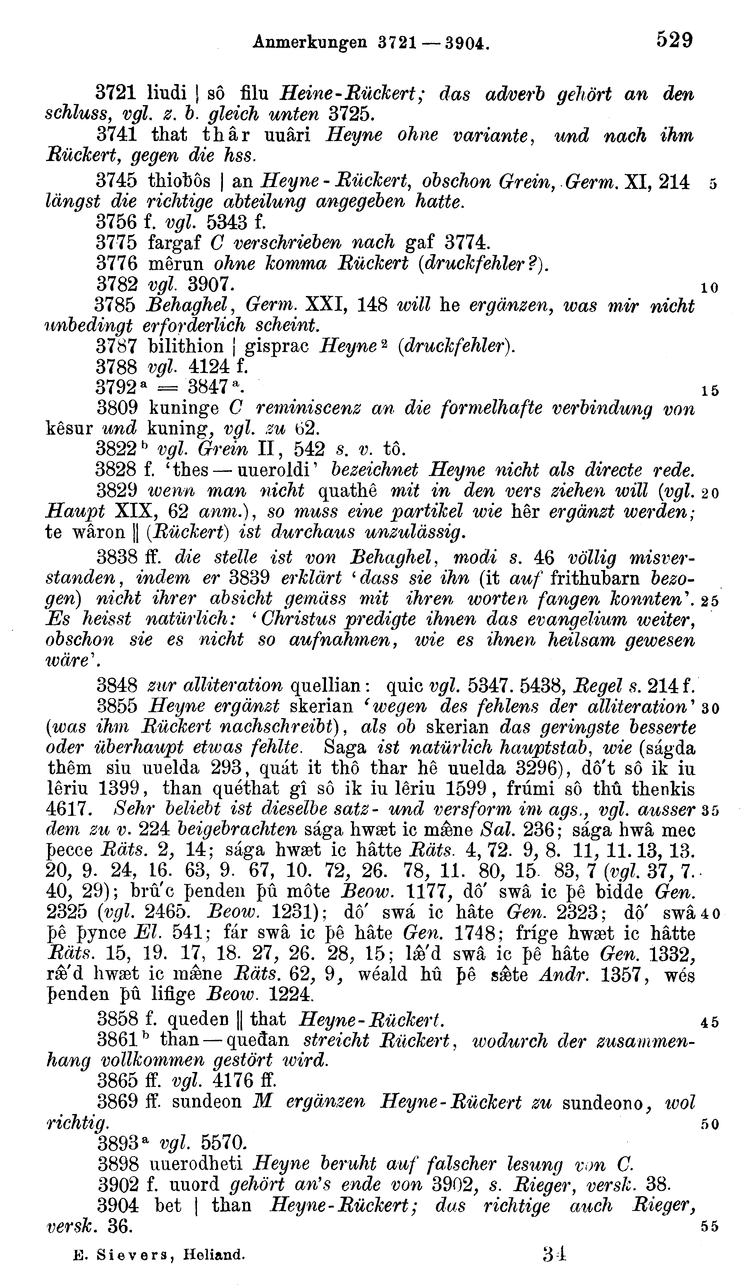 facsimile image (Sievers 1878, p. 529)