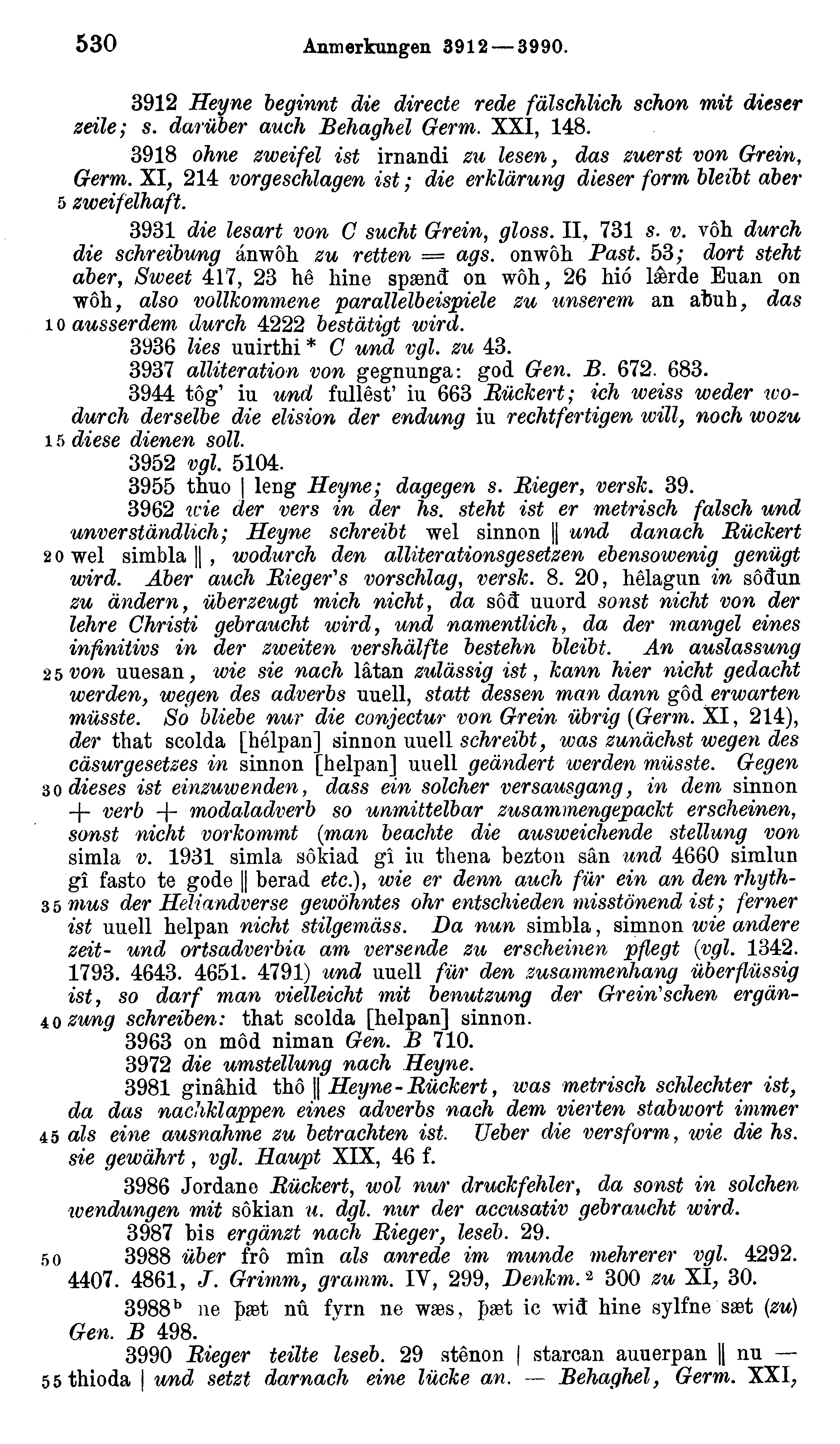 facsimile image (Sievers 1878, p. 530)