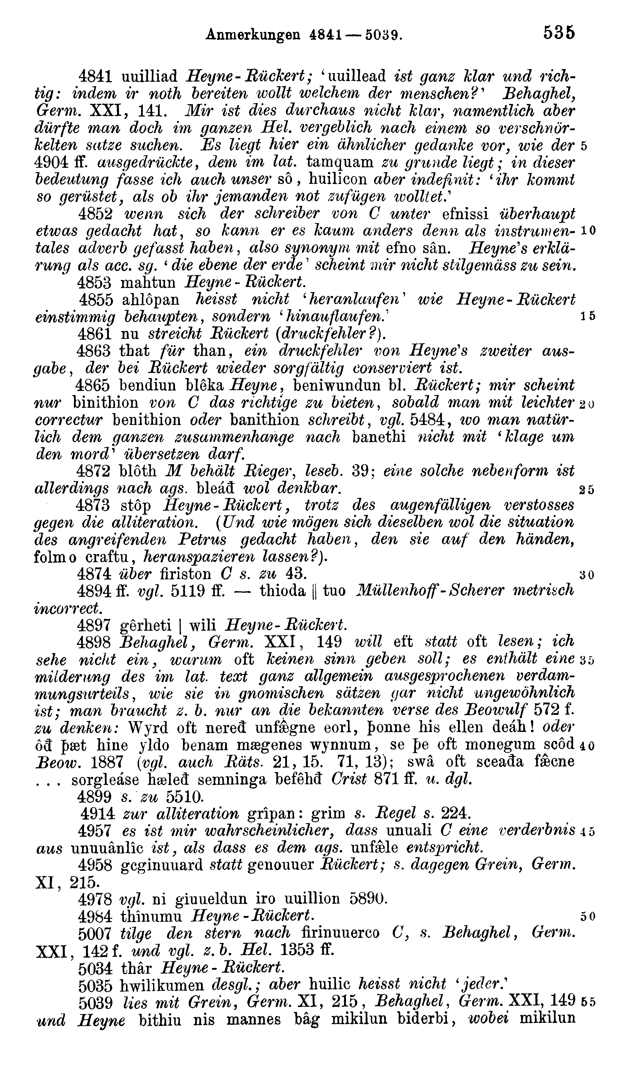 facsimile image (Sievers 1878, p. 535)