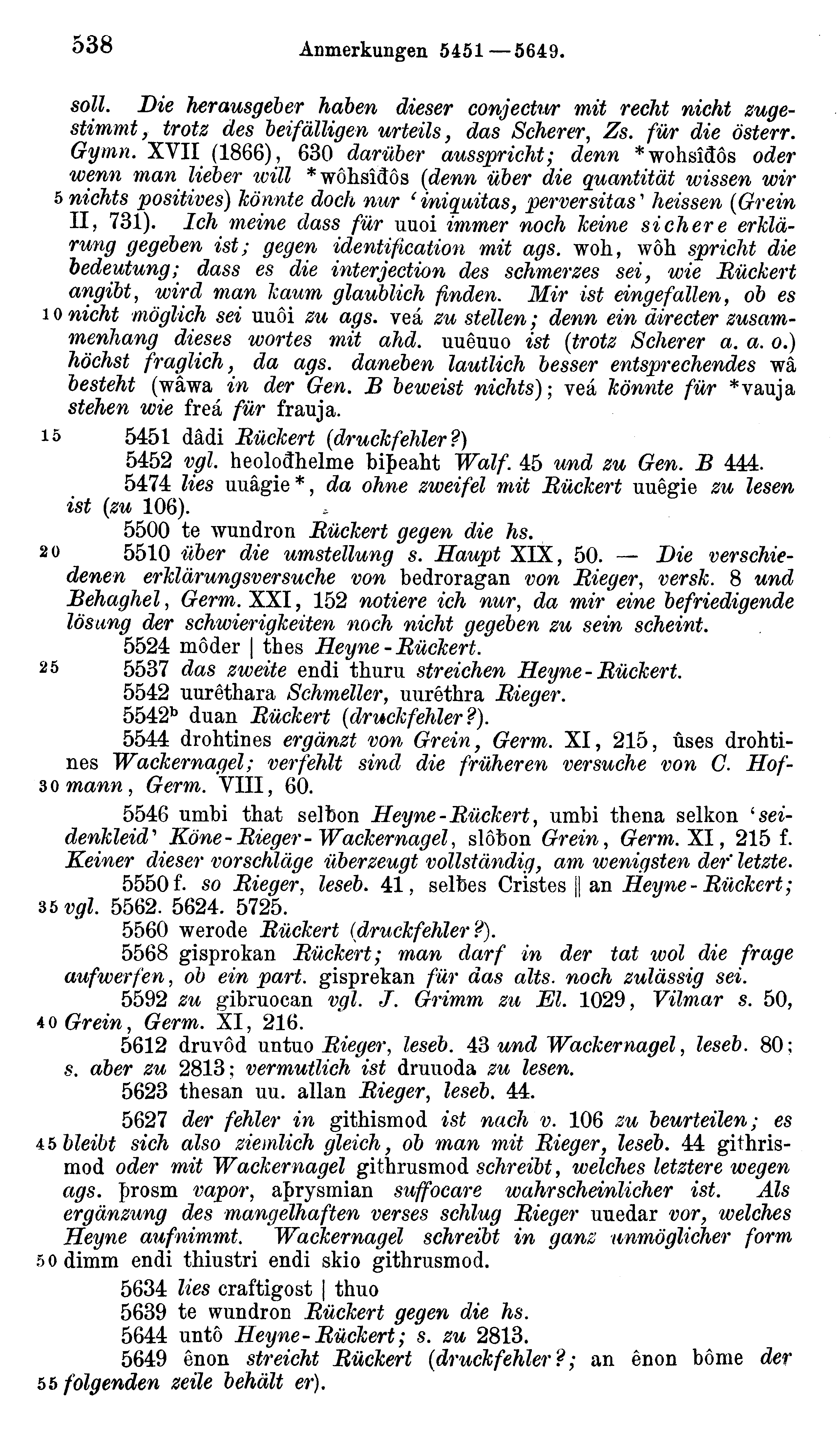 facsimile image (Sievers 1878, p. 538)