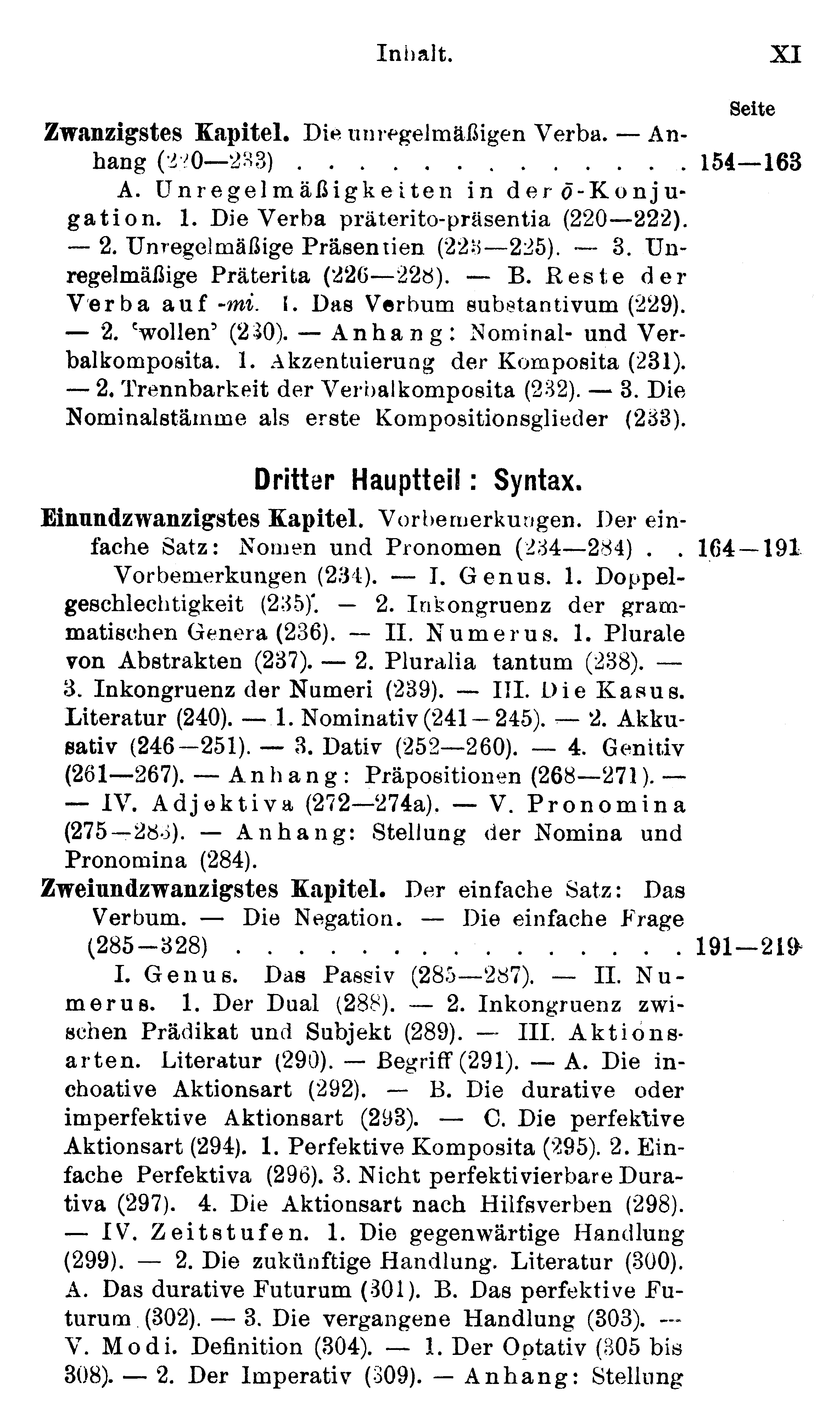 facsimile image (Streitberg 1920, p. xi)