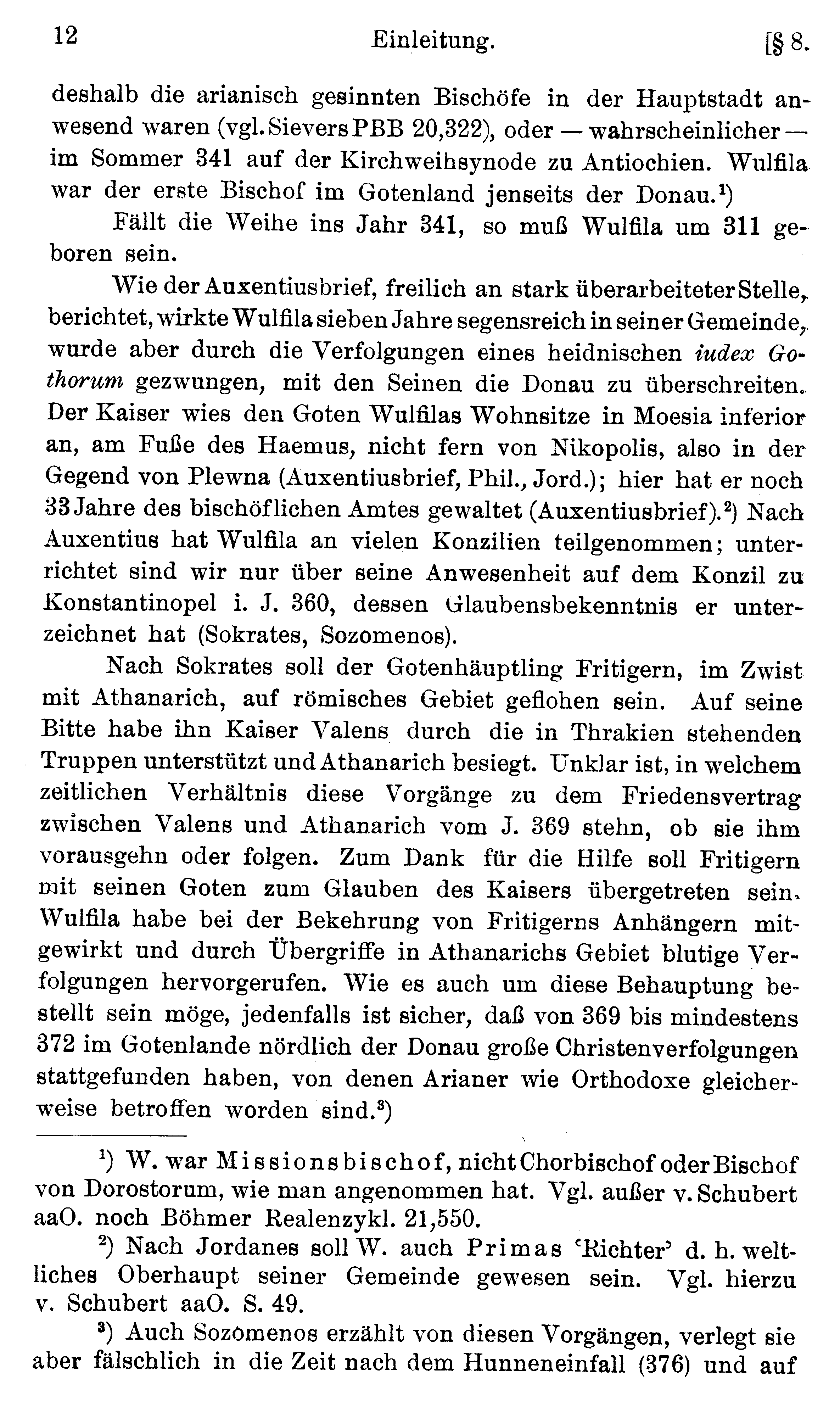 facsimile image (Streitberg 1920, p. 12)
