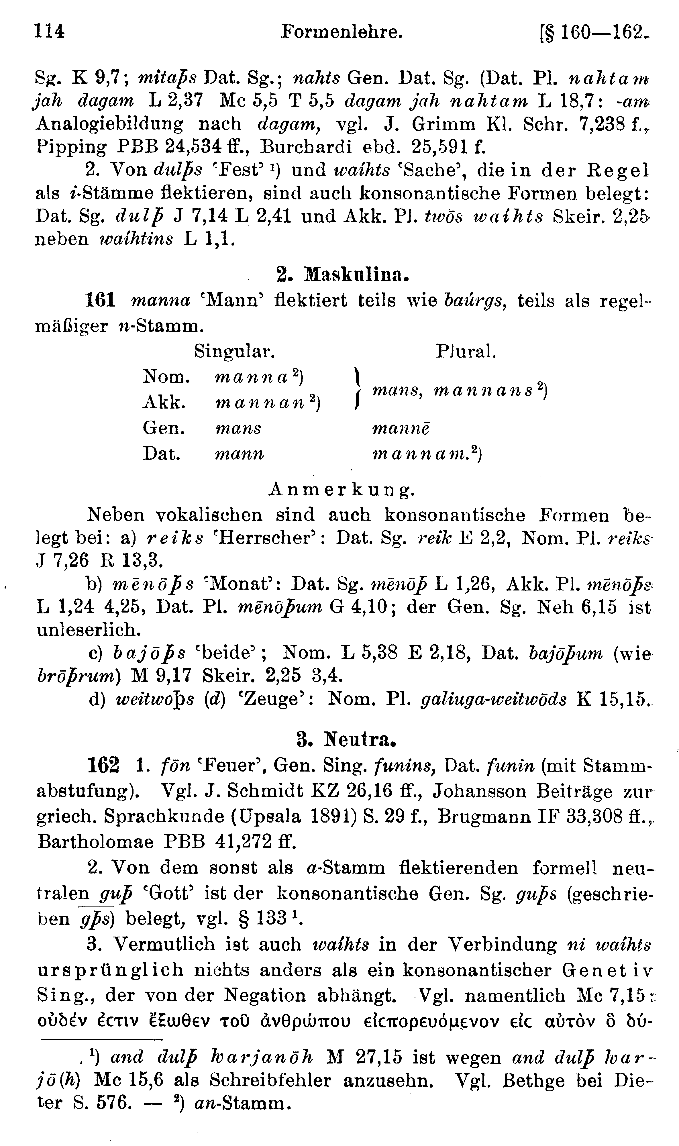 facsimile image (Streitberg 1920, p. 114)